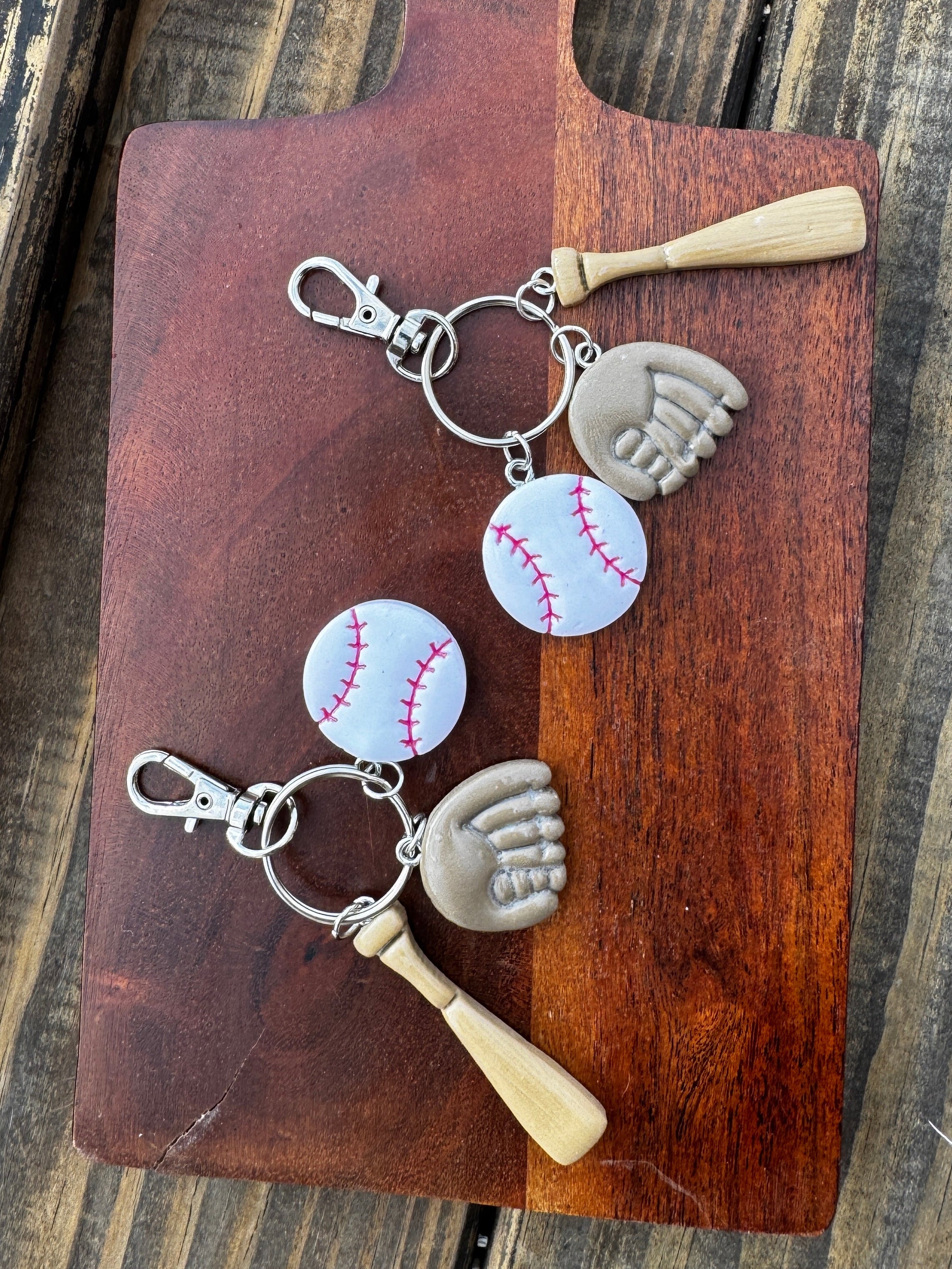 Home Run Trio Keychain
